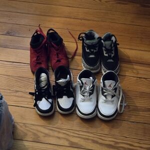 Jordan Kids Sneakers - Red, Black, White, Green